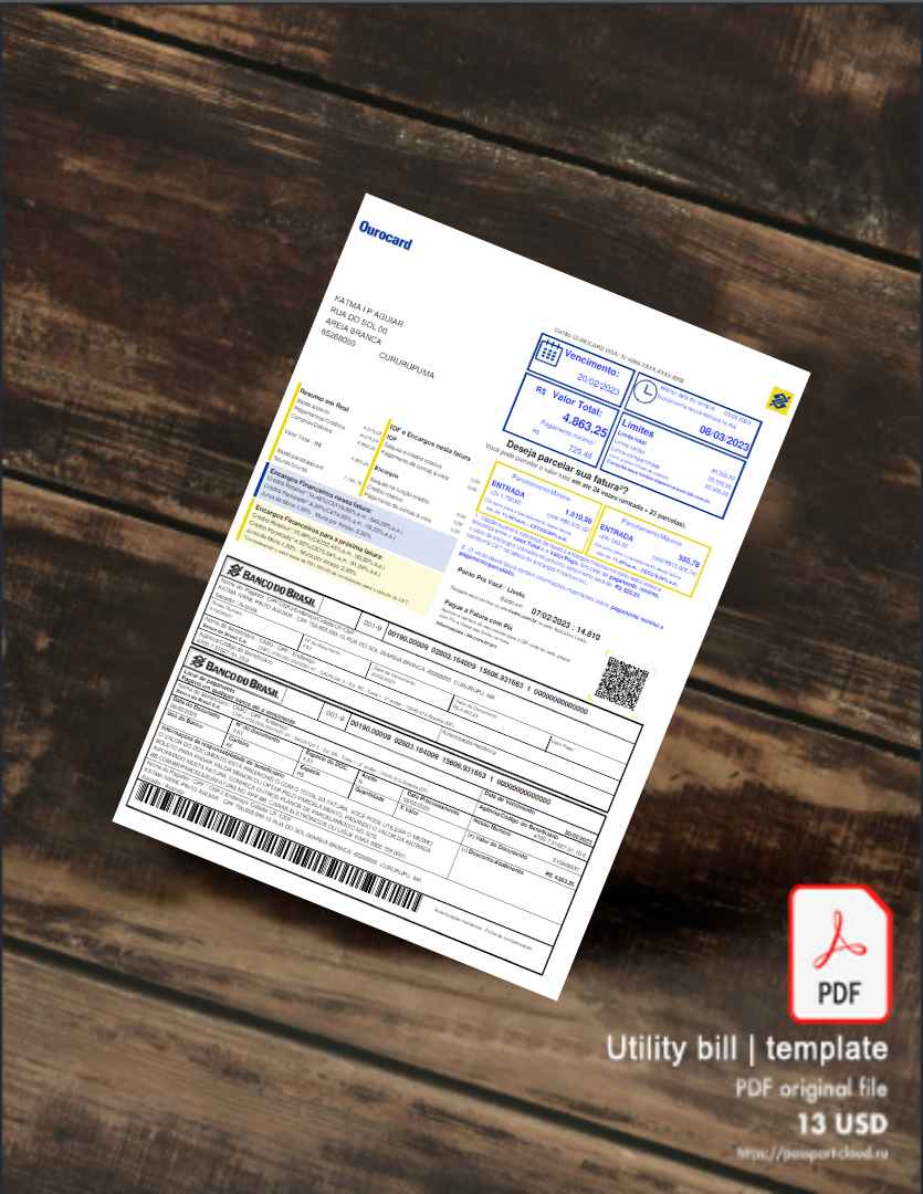 Utility bill | Albanian Power | Albania